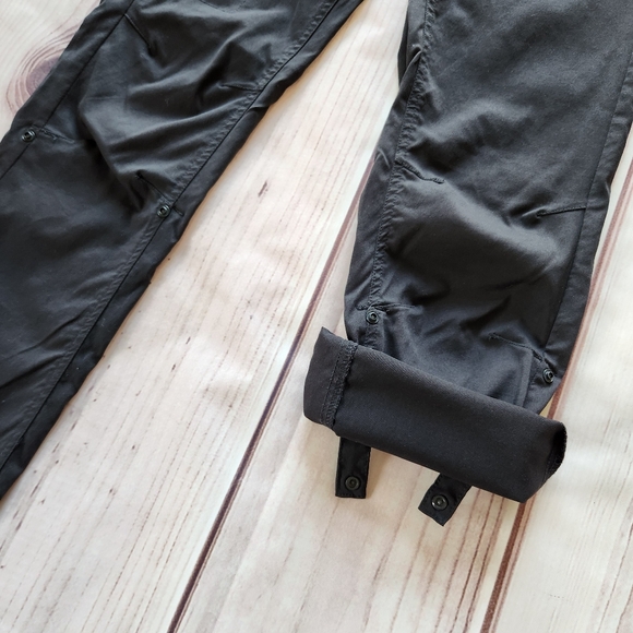 **SOLD** Prana "Halle Straight Convertible Pant" Low Rise Black | Women's Size 4 - Picture 5 of 13